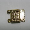 2 STRAND CLASP 6 PC GILT