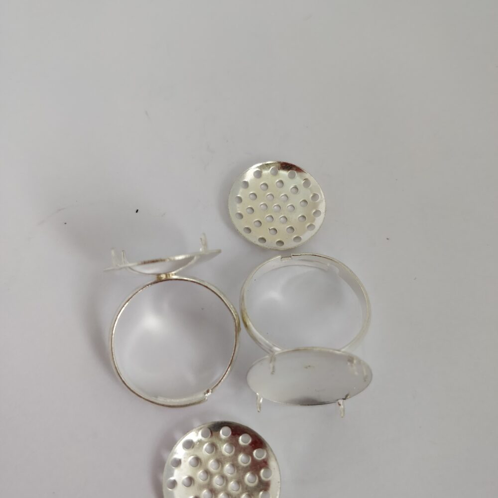 Alternative view of SILVER RING WITH 16MM MESH 1PC