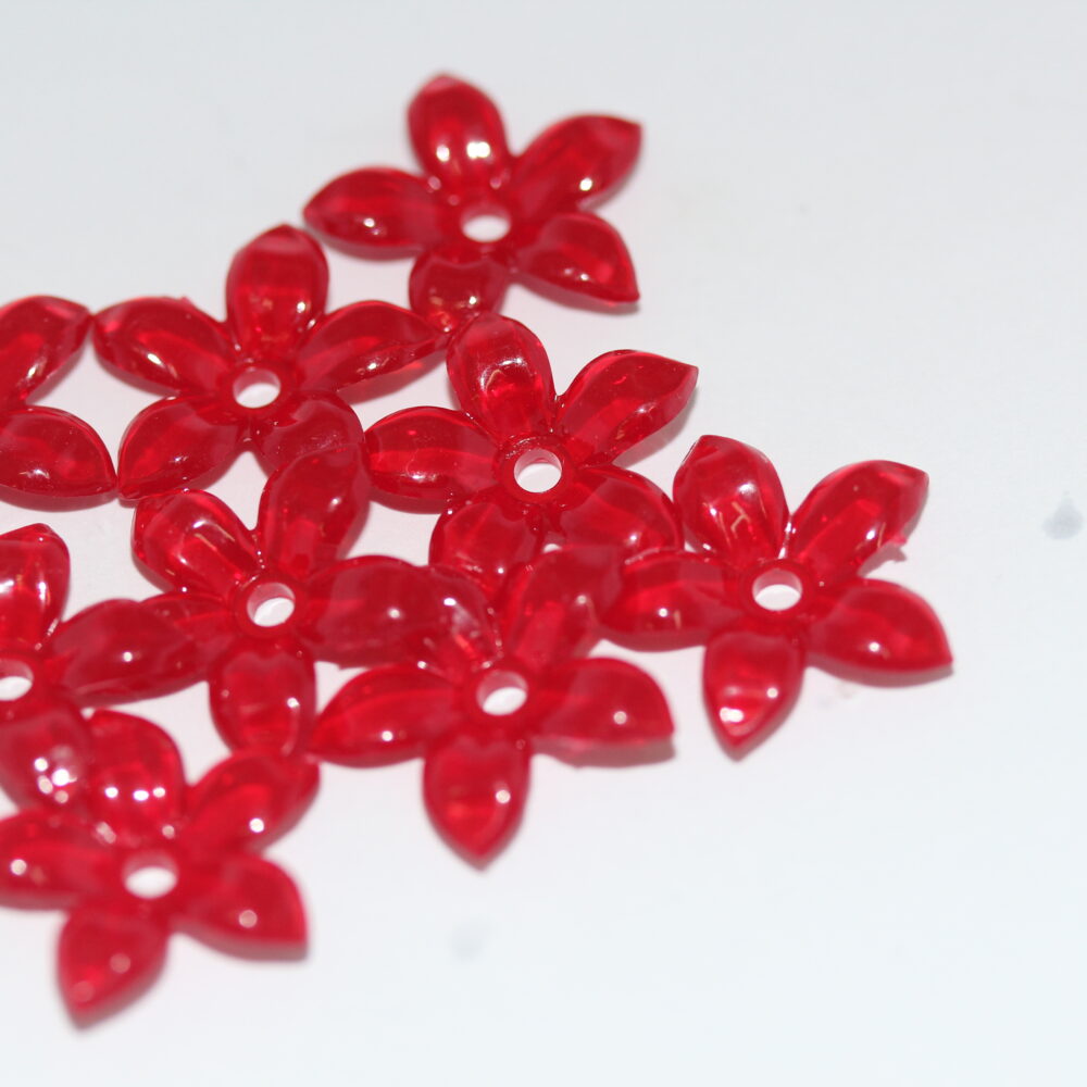 Alternative view of STAR FLOWER DARK RUBY 18MM 10G