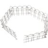 MINI WIRE FENCE WHITE 2.5X24IN
