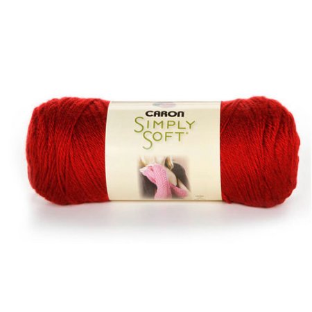 Caron Simply Soft Yarn - Autumn Red