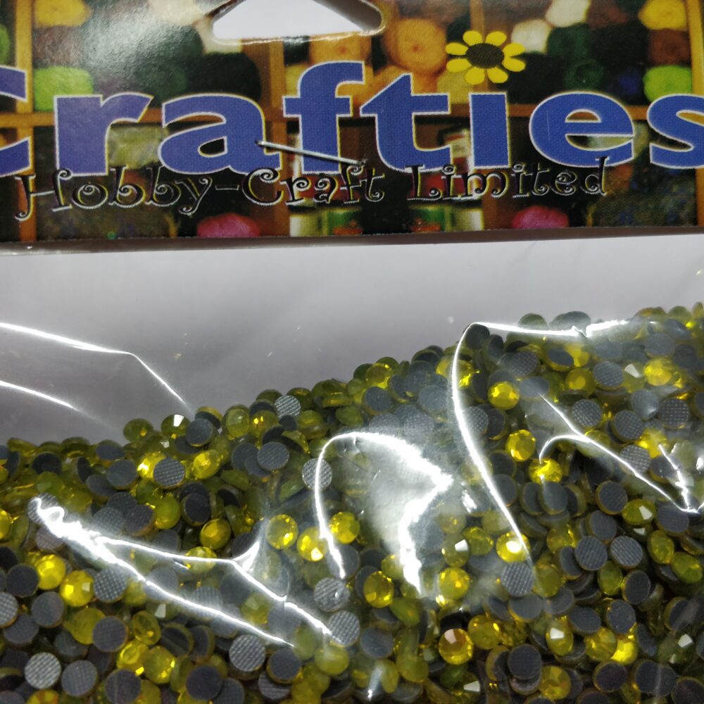 DMC HOT FIX  RHINESTONE SS16 CITRINE 70G