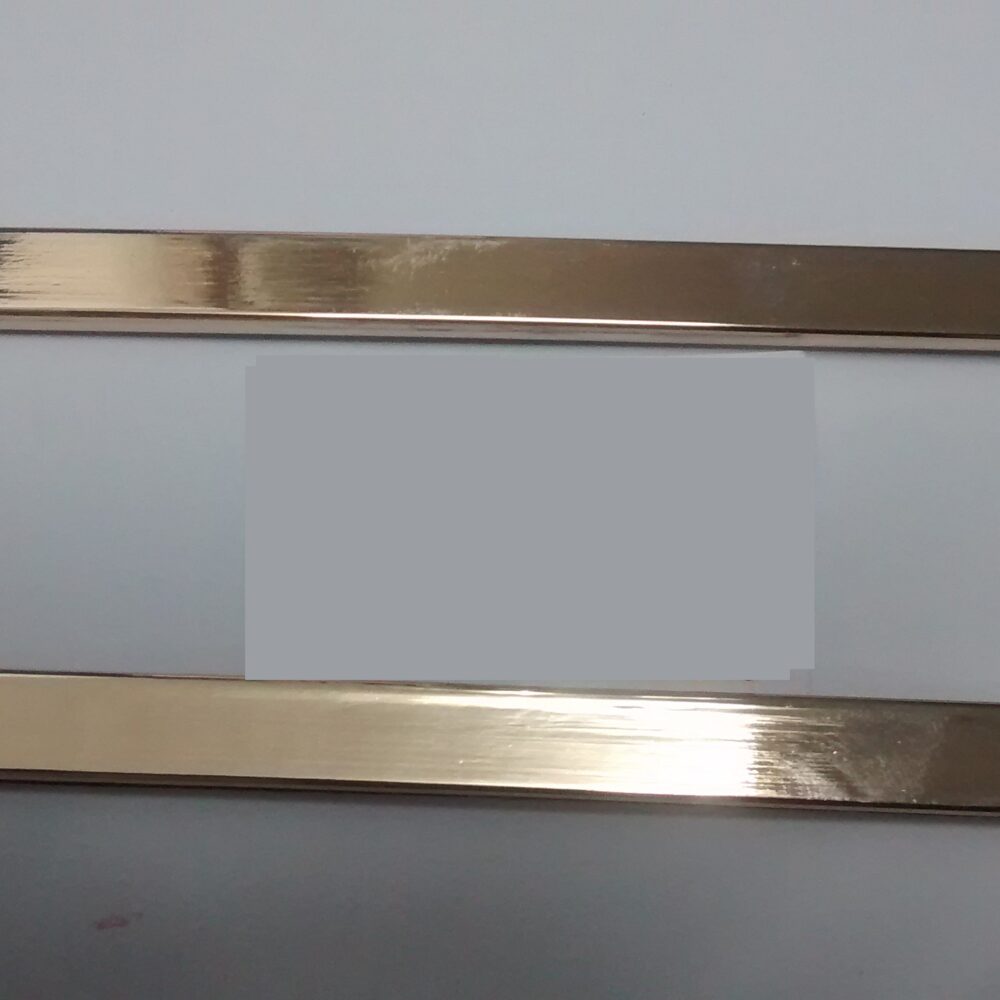 Alternative view of 15X5.5CM Rect 4 knob gold Smooth side