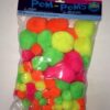 Assorted color Pom Pom balls 2.5cm 25pcs pack