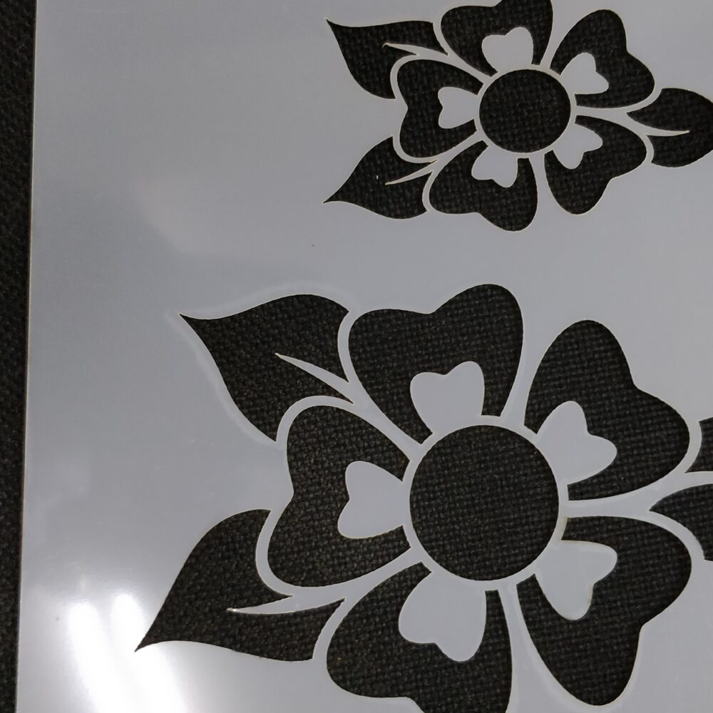 Stencil  set of 9 dh063 15x 15cm