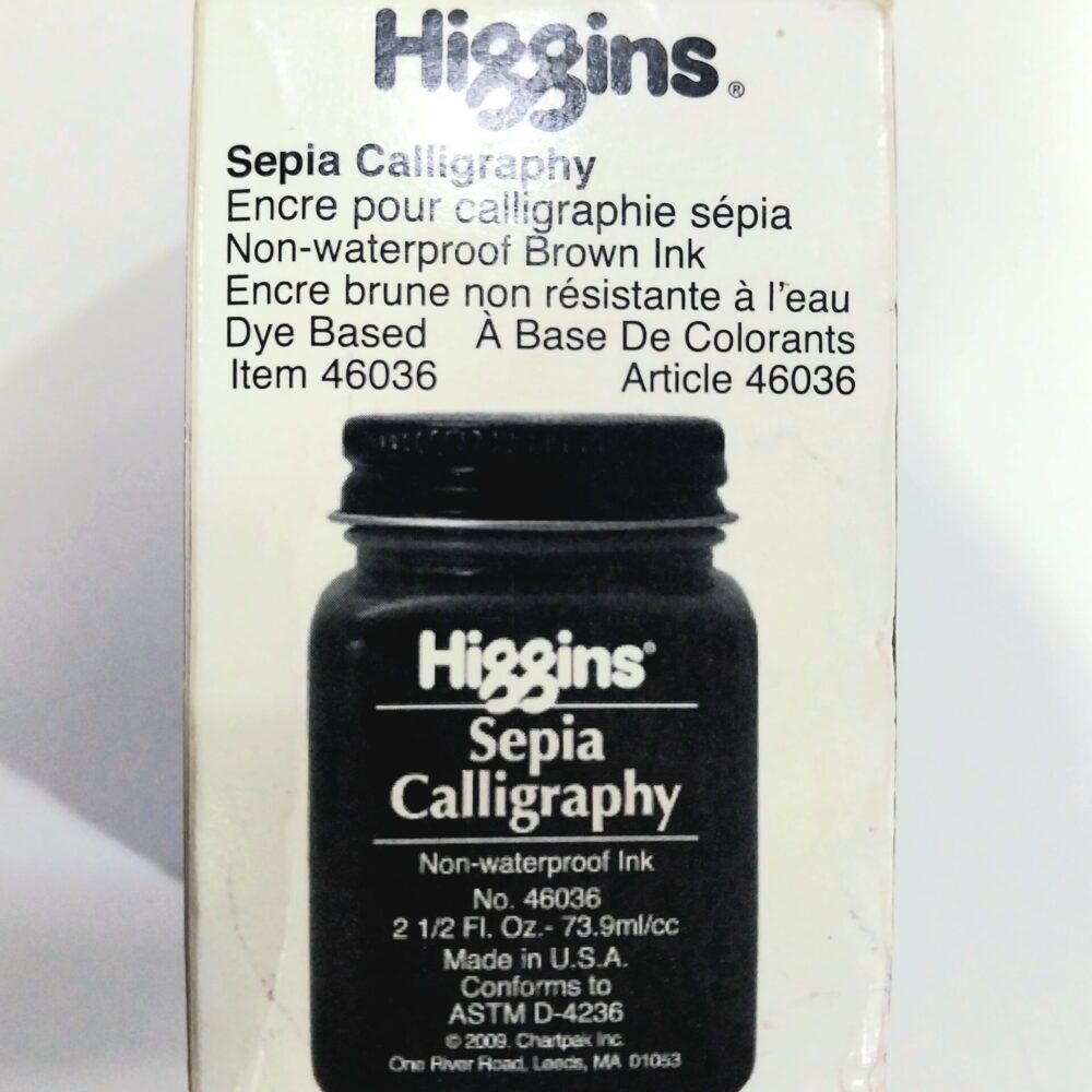 HIGG CALIG.SEPIA INK 2.5OZ NONWPROF 733 Brown