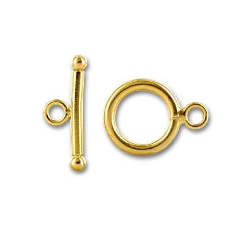 Gold Filled toggle clasp 11mm 1 set