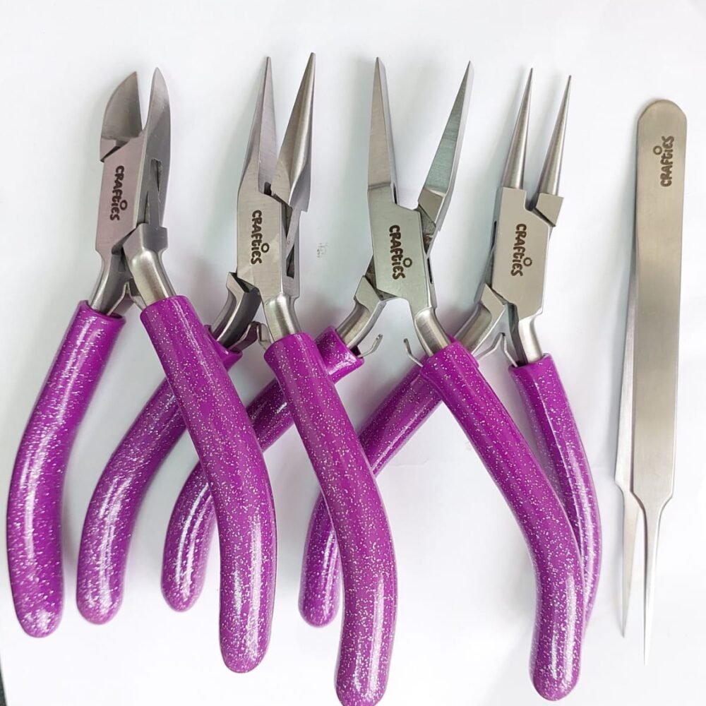 PLIERS  NRBR 4 SETS OF 3[Round Nose, Chain Nose , Side Cutter ]