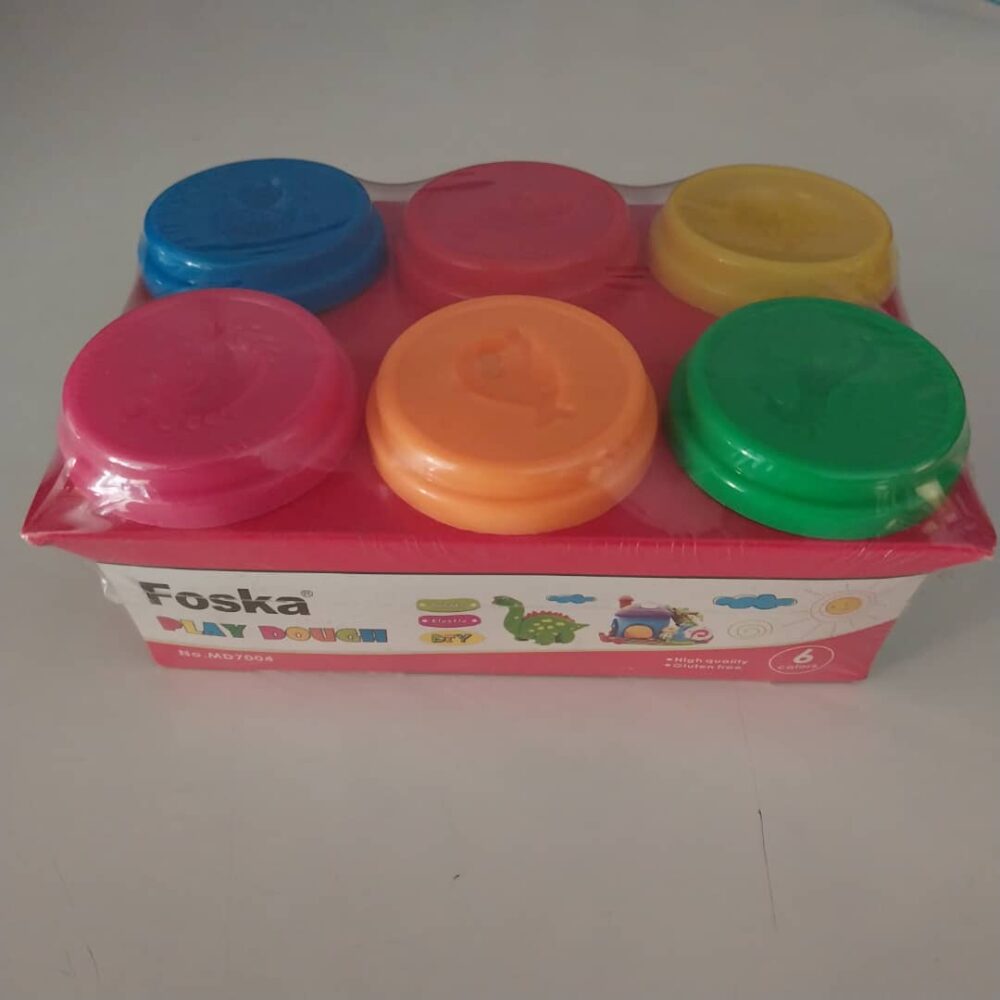 FOSKA PLAY DOUGH 6 COLORS