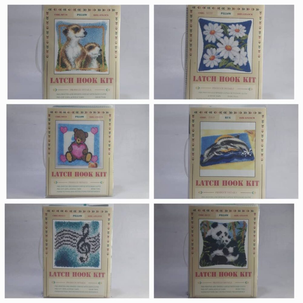 CUSTOM LATCH HOOK DIY KIT 1PC