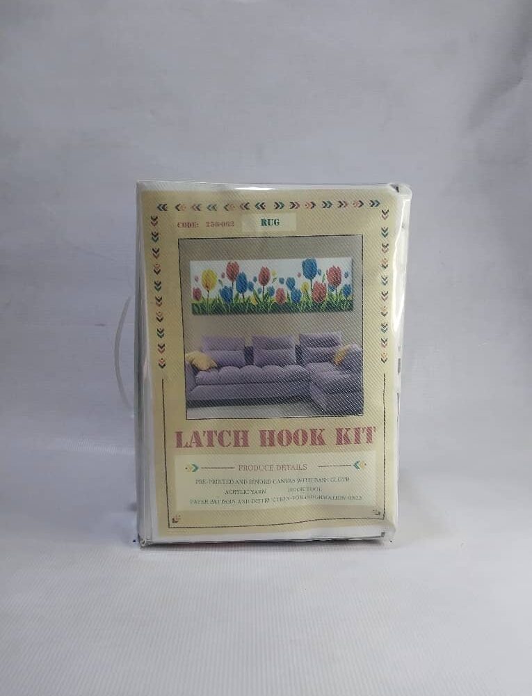 LATCH HOOK DIY KIT TULIPS
