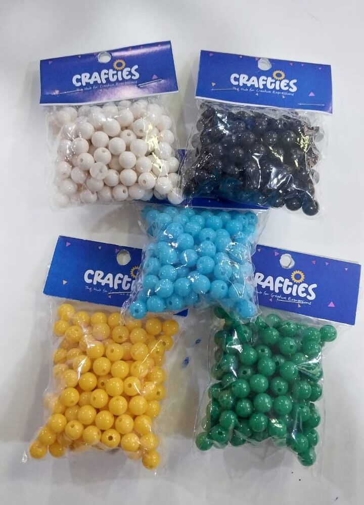 8MM ROUND VARIOUS COLOURS